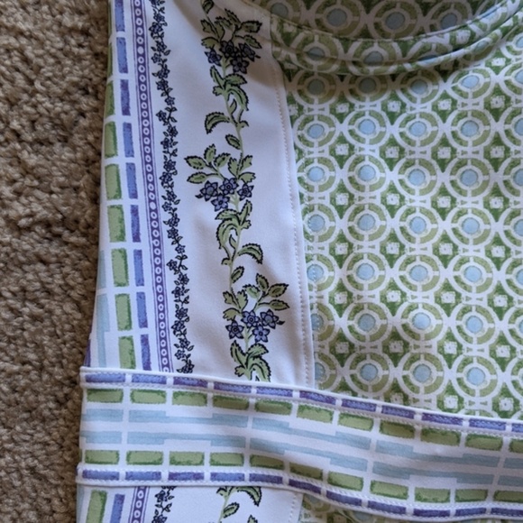 NWT Tory Burch Lipsi Printed One Piece Swimsuit L - Picture 6 of 8